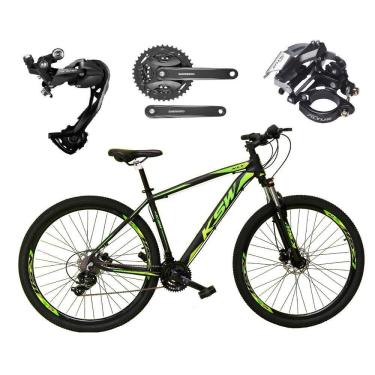 Imagem de  Bicicleta Aro 29 Ksw Xlt Alumínio Câmbio Traseiro Shimano Alívio e Altus 27v Freio Hid...