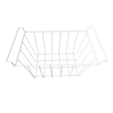 Imagem de WeiLaiKeQi Cesta de armazenamento do fio do metal da cesta do congelador, organização conveniente da despensa do congelador do escaninho do organizador do, 40 cm