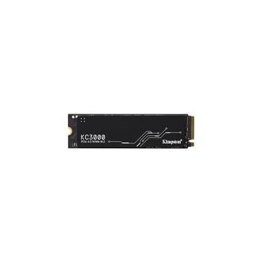 Imagem de SSD 512 GB Kingston KC3000, M.2 2280 PCIe, NVMe, Leitura: 7000MB/s e Gravação: 3900MB/s - SKC3000S/512G