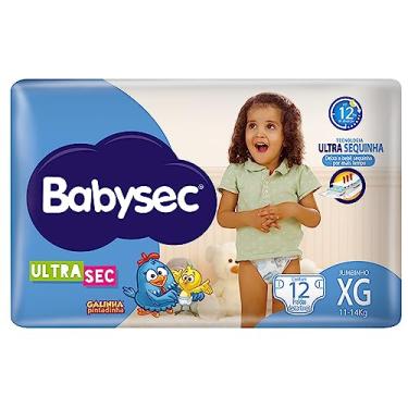 Imagem de Babysec Fralda Ultrasec Galinha Pintadinha Azul Xg 12 Unidades