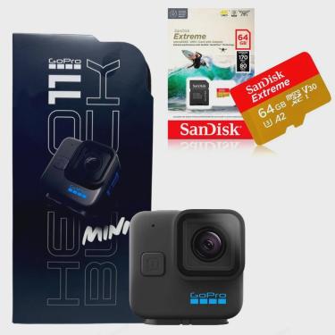 Imagem de Câmera GoPro 11 Black mini + Cartão Sandisk Extreme 64GB