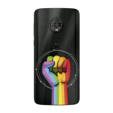 Imagem de Capa Case Capinha Samsung Galaxy Moto G6 Arco Iris Luta - Showcase