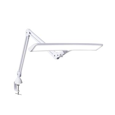 Imagem de Daylight Lâmpada de tarefa Lumi da empresa, +95 CRI, 4000 Lux, luz artesanal, lâmpada de mesa super brilhante, regulável ao toque, 2 níveis de brilho, luz de mesa ideal, lâmpadas de desenho - metal -