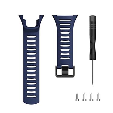 Imagem de CHICHIYANG Pulseira de relógio de silicone de 24 mm de borracha para relógio inteligente acessórios para Suunto Ambit