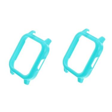 Imagem de OSALADI Anel 2 Peças capa protetora tela -capa à prova quadro cobrir capas para smartwatches assistir acessórios assistir concha acessório de relógio Moda caso caixa de relógio PC