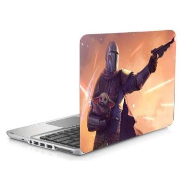 Imagem de Skin Adesivo Protetor Para Notebook 15,6 Mandaloriano Star Wars Grogu