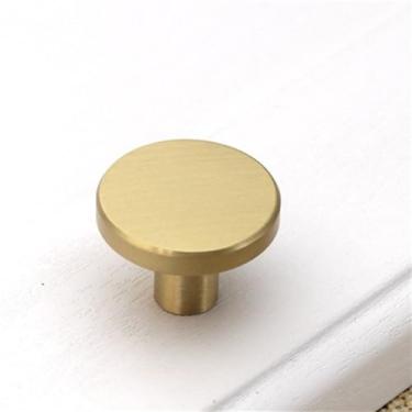 Imagem de Maçaneta hexagonal de latão sólido para armário, maçaneta para porta, cor de latão, gancho para roupas de entrada, 6