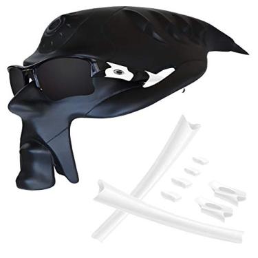 Imagem de RockShell Kits de borracha de substituição para óculos de sol Oakley Flak Jacket/Flak Jacket XLJ - Branco