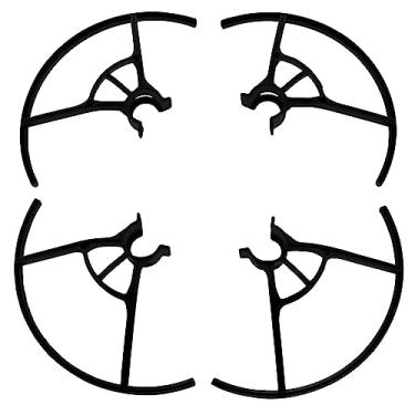 Imagem de Lovelysp-Crash Guard Capa bumper para DJI Tello Drone Hélice Protetor de Hélice Preta Lâmina de Hélice Drone-1 Conjunto