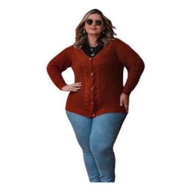 Imagem de Blusa De Frio Feminina Tricot Premium Quentinha Grossa Lã-Feminino