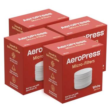 Imagem de AeroPress Pacote de Filtros de Reposição - Microfiltros para Cafeteira AeroPress e Café Estilo Espresso - Pacote com 4 (1400 unidades)