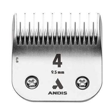 Imagem de Andis 72625 Lâmina de tosquiadeira para cães UltraEdge de aço com infusão de carbono, tamanho 4, comprimento de corte de 9,5 cm