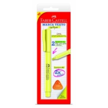 Imagem de Caneta Marca Texto Grifpen Amarela Sm/Mtamzf Faber Castell