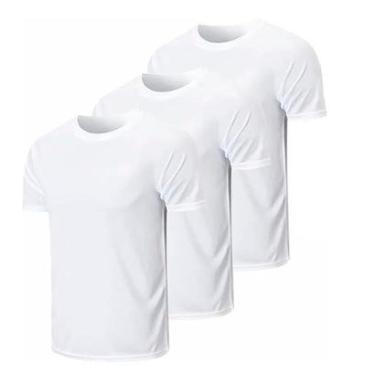 Imagem de Kit 3 Camisetas Dry Malha Fria Premium Academia Corrida Esporte-Masculino