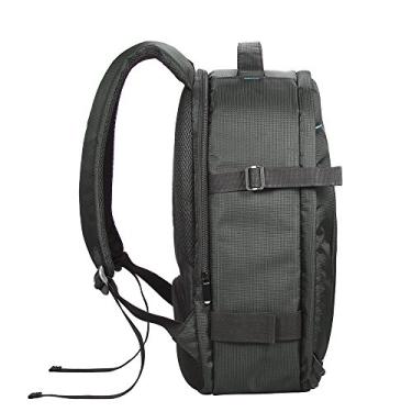 Imagem de Mochila para Câmera Impermeável Verde Com Zíper Duplo Acolchoado Bolsa DSLR para Fotografia Ao Ar Livre (GREEN)