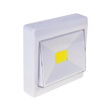 Imagem de Luminária LED Adesiva de Emergência Interruptor Sem Fio, 3W, Branca