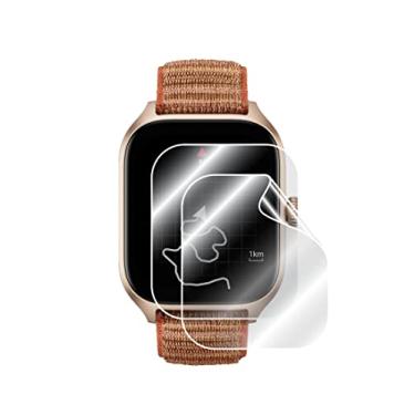 Imagem de IPG Protetor de tela para relógio inteligente Amazfit GTS 4 (2 unidades) Película transparente ultra HD invisível antiarranhões - suave/autorreparação/sem bolhas para GTS 4