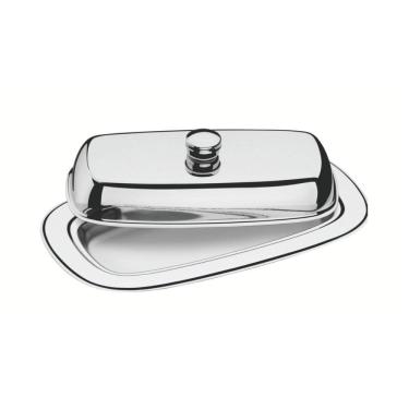 Imagem de Manteigueira Retangular em Aço Inox com Tampa Tramontina 61424/000