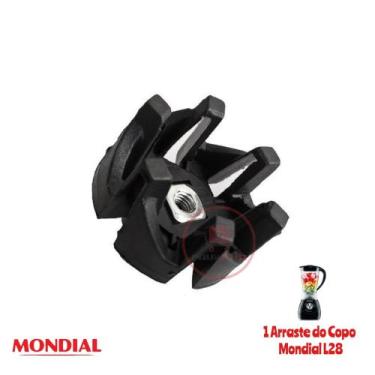 Imagem de Arraste Acoplamento Original do Copo Liquidificador Mondial Power Blac