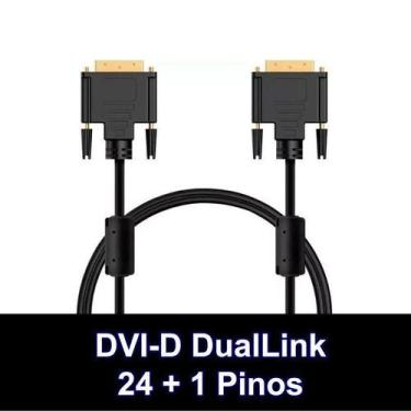 Imagem de Cabo DVI 1,5 Metros DVI -D Dual Link 24+1 Pinos - RPC