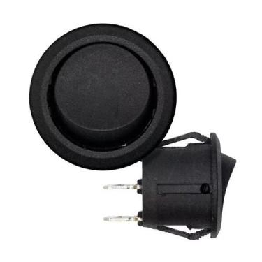 Imagem de 2 Botão Interruptor de Embutir Redondo Liga/Desliga Móvel Pt - Margiri