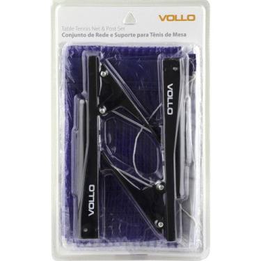 Imagem de Kit Rede E Suporte Jacaré Para Tenis De Mesa Ping Pong Vollo