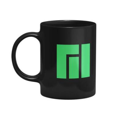 Imagem de Caneca Geek Linux Manjaro - Preta - JPS INFO