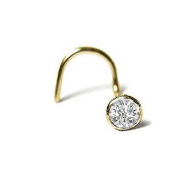 Imagem de Piercing de ouro 18k de nariz nostril - Elegancy Joias