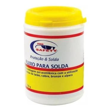 Imagem de KIT 3 Fluxo P/ Solda Trincal Em Pó Latão Bronze Cobre 250g - PRO SAFET