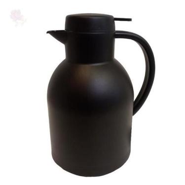 Imagem de Garrafa Térmica Preta 1 Litro Chá Café Suco Casambiente - Casa Ambient