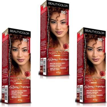 Imagem de TINTURA BEAUTY COLOR CREME ARGAN COLORS 03x96.44 RUIVO CLARO INDECIFRA