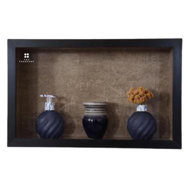 Imagem de Nicho Banheiro Porcelanato/cerâmica 50x30x10  Borda Alumíno - PHZ, Can