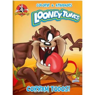 Imagem de Livro - Colorir e atividades(GD)-Looney Tunes: Corram todos