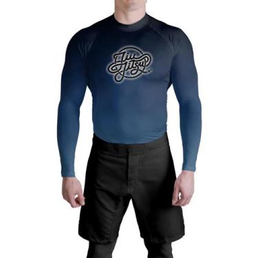 Imagem de Rash Guard Jiu Jitsu Blue Atlética - Atlética Esportes, M