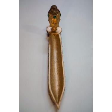 Imagem de Incensário Buda Canoa Porta Incenso Em Resina Prosperidade - acaryart,