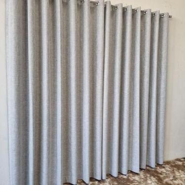 Imagem de Cortina Para Varão Linho Linhão Blackout 100% Sofisticada Medida 3,00m