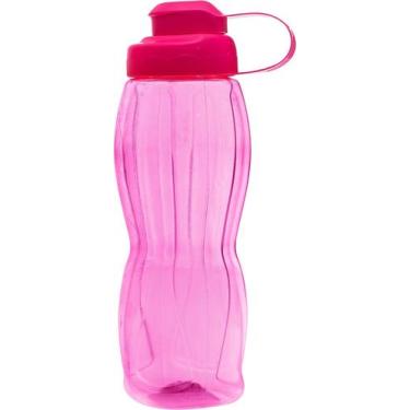 Imagem de Garrafinha Squeeze Agua Plástico Reforçada 700ml - MasterUtil, Rosa tr