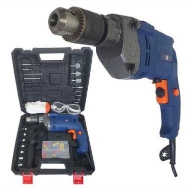 Imagem de Furadeira de Impacto 1000w Vel. Reversivel e Variavel SH + Maleta Com 