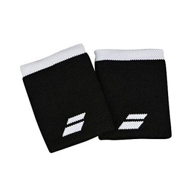 Imagem de Babolat Pulseira de tênis jumbo com logotipo (ONE_Size preto/branco), 10,8 cm