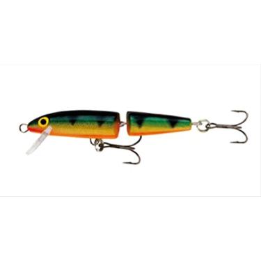 Imagem de Rapala Isca articulada, tamanho 05, comprimento de 5 cm, profundidade de 9,5 a 1,5 m, 2 ganchos agudos número 10, poleiro, por 1