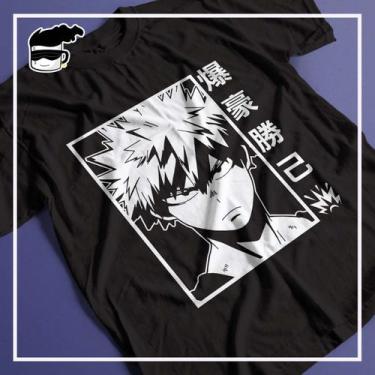 Imagem de Camiseta My Hero Academia Bakugo Unissex Anime - Kamisetas Otaku, Pret