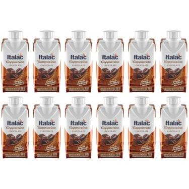 Imagem de Bebida Láctea UHT com Café e Cacau Italac - Cappuccino Chocolate 190ml