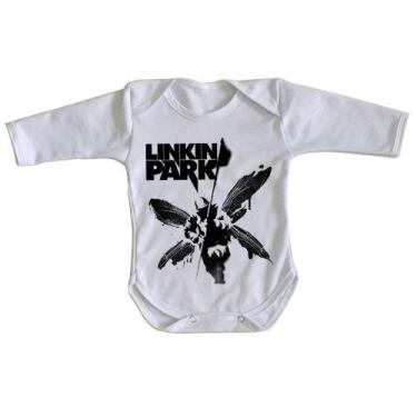 Imagem de body nenê criança roupa bebê manga longa Linkin Park Soldier  - Empóri