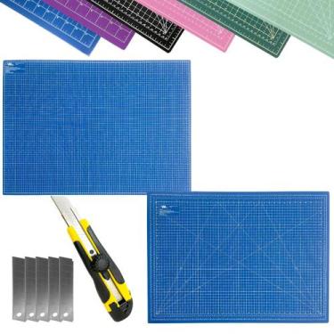 Imagem de Base de Corte Placa Grande 90x60 Para Mesa Bancada Multiuso Estilete P