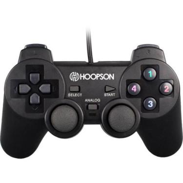 Imagem de Controle para Jogo PC Dual SHOCK USB 2.0 Preto - Hoopson