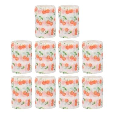 Imagem de Fita Adesiva Autoadesiva para Animais de Estimação, 10 Peças, Bandagem Coesiva Autoadesiva para Animais de Estimação, Fita Elástica para Esportes, Tornozelo de Pulso (7,5 cm)