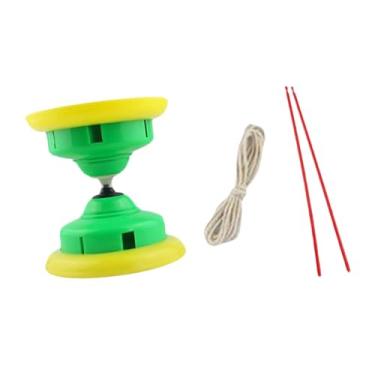 Imagem de Generic Diabolo Toy com hastes Brinquedo de malabarismo chinês interativo para jardim comunitário, Verde