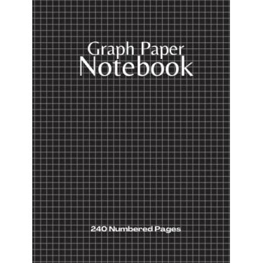 Imagem de Graph Paper Notebook: Project Workbook with 240 Numbered Pages Quad Ruled 5 x 5 Graph Paper | 8.25" x 11" US Letter Size | PLUS 20 Lined Pages | For Ideas, Notes, Sketches