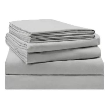 Imagem de Kit 5 Lençol Solteiro Virol Sem Elástico Algodão 180 Fios - OutCasa Co