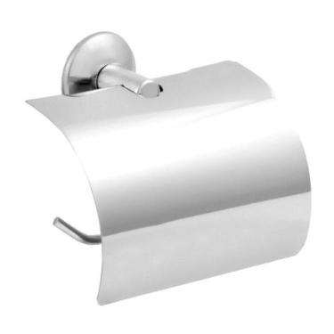 Imagem de Suporte Papeleira Banheiro Porta Papel Higiênico Com Tampa - ALPHA HID